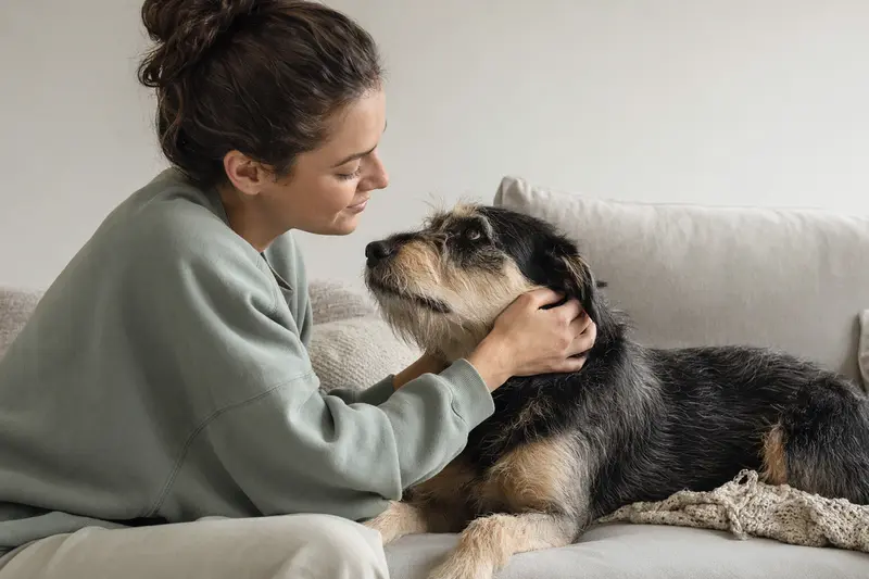 Hund unterschiedlicher Rassen als Symbol für Rassen-Überblick und Versicherungswahl