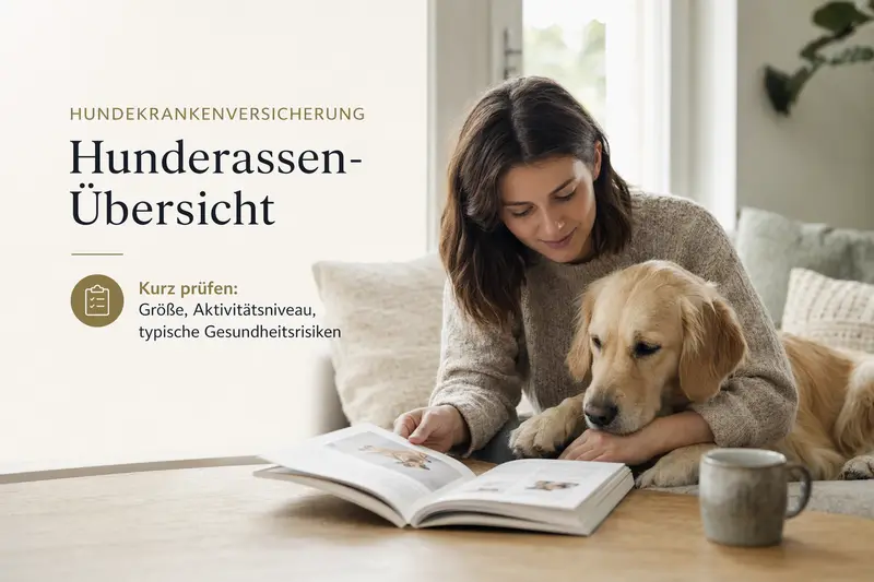 Hund in neutraler Umgebung als Symbol für Hunderassen-Übersicht und Versicherungsschutz