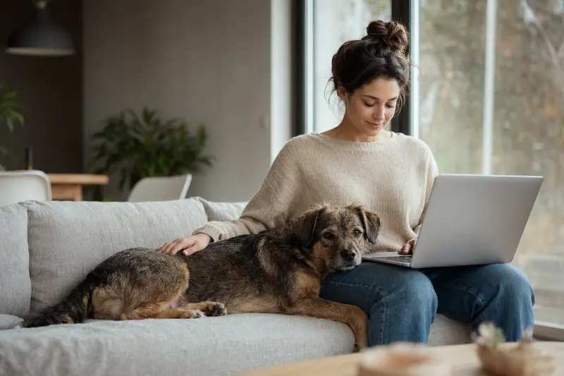 Hund im Alltag – Symbolbild für Absicherung und Kostenplanung