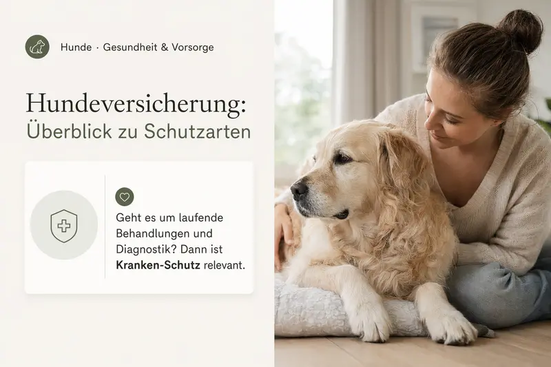 Hundeversicherung: Überblick zu Schutzarten
