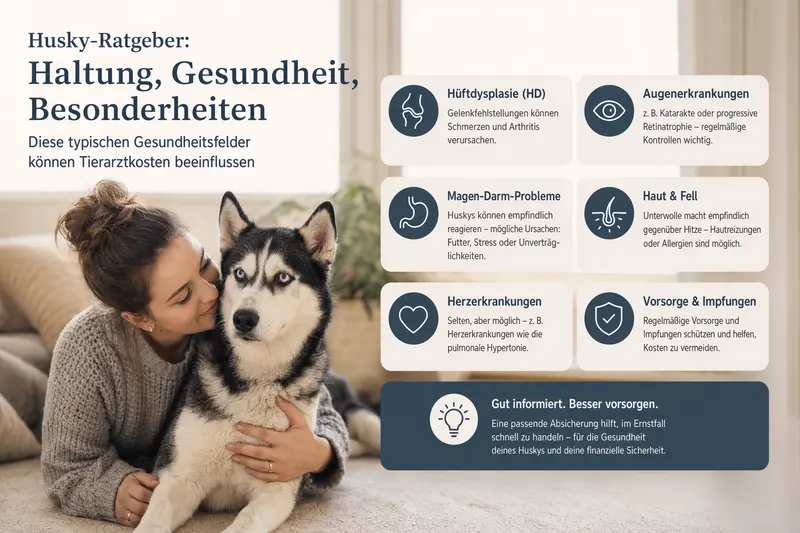 Husky im Freien – Rasseprofil und Orientierung zur Hundeversicherung