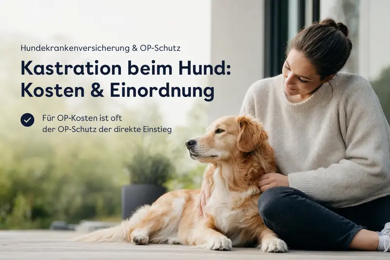 Hund beim Tierarzt – Kosten und Absicherung rund um eine Kastration