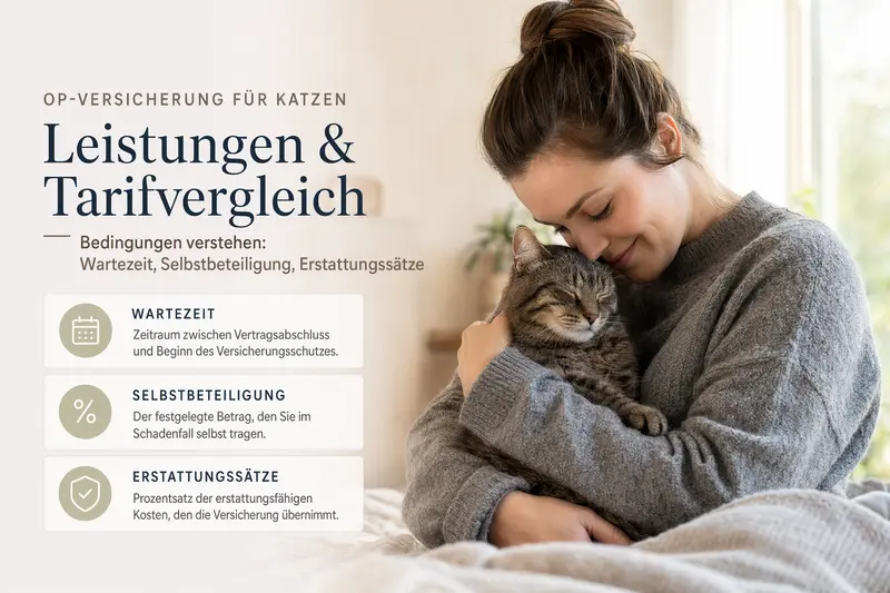 Katze beim Tierarzt – Symbolbild für OP-Kostenschutz