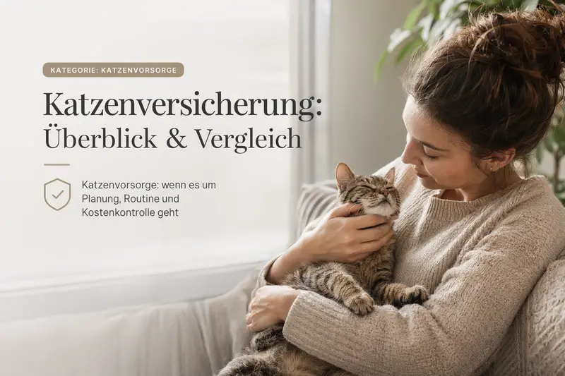 Katze liegt entspannt zu Hause – Symbol für finanzielle Absicherung und Vorsorge
