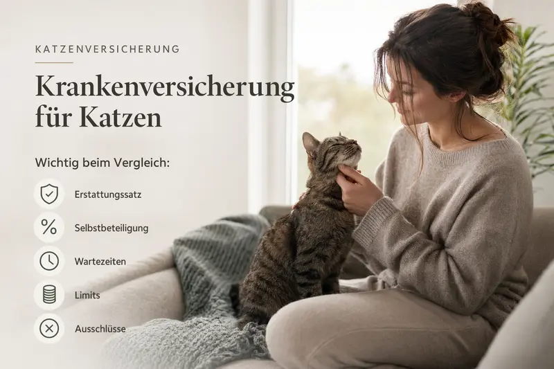 Katze beim Tierarzt – Symbolbild für Krankenversicherung