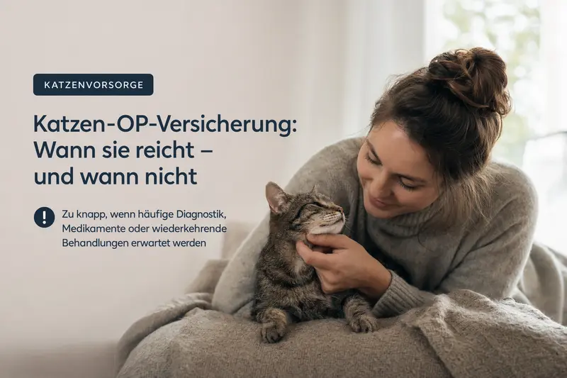 Katze beim Tierarzt in einer Vorsorge-Situation