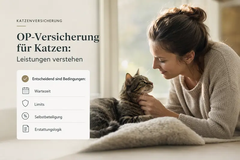 Katze beim Tierarzt – Orientierung zur OP-Versicherung und Leistungen