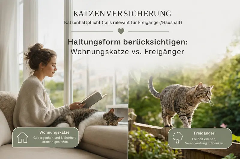 Katze im Haushalt – Orientierung zu Haftungsfragen und Versicherung
