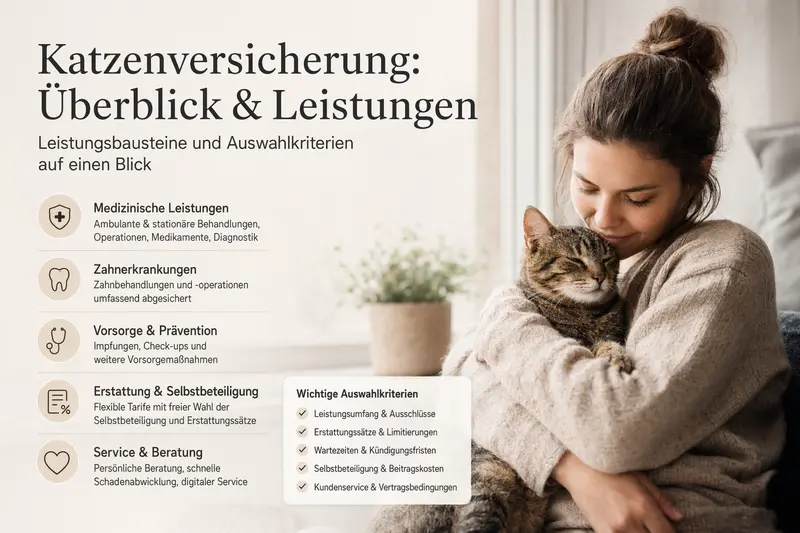 Katzenversicherung: Überblick & Leistungen