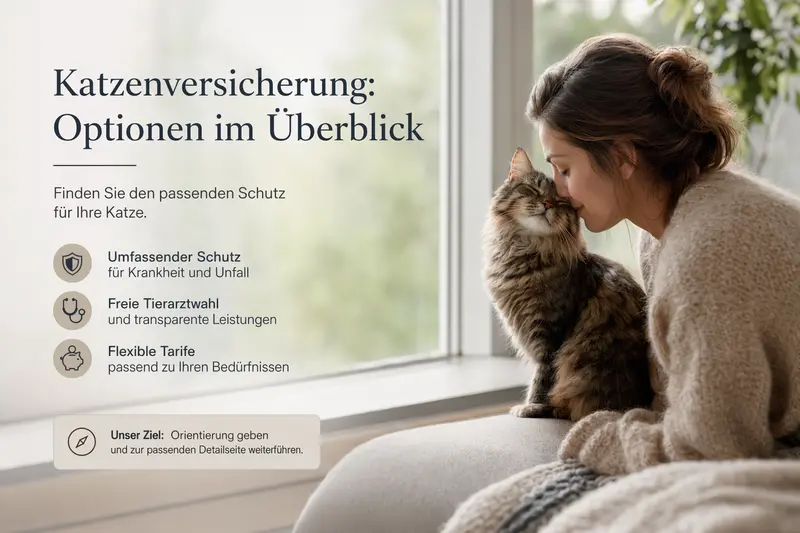 Katze beim Tierarzt – Symbolbild für Kostenabsicherung durch Katzenversicherung
