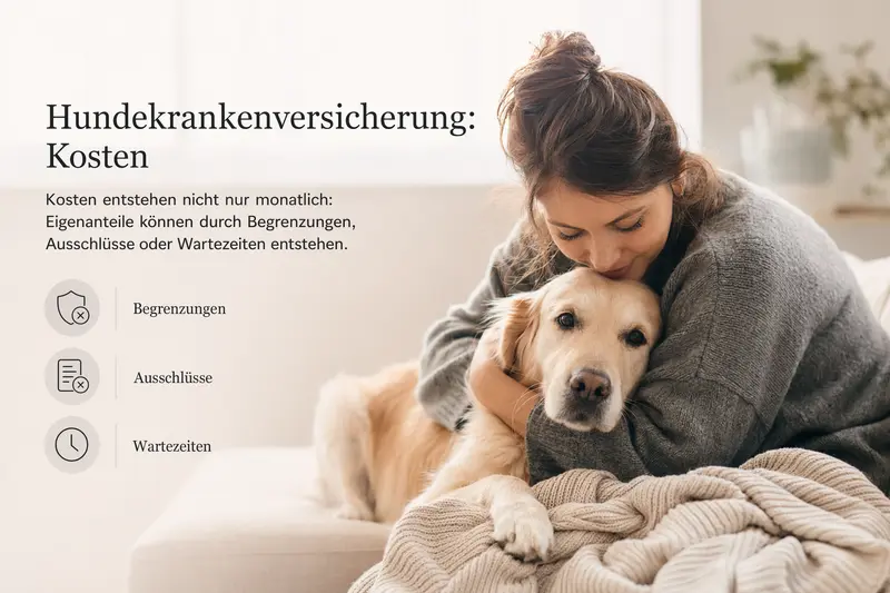 Hund beim Tierarzt – Symbolbild für planbare Behandlungskosten durch Krankenversicherung