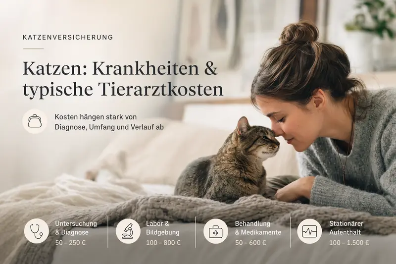 Katze beim Tierarzt – Orientierung zu Krankheiten und Tierarztkosten