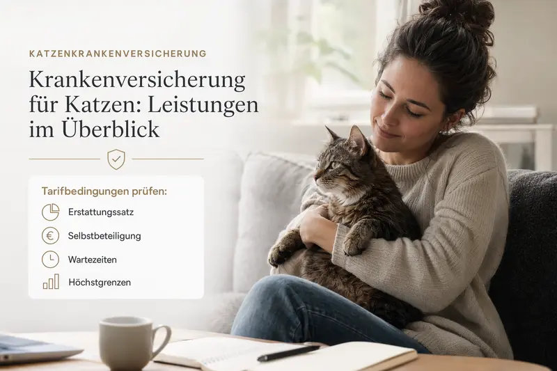 Katze beim Tierarzt – Symbolbild für Leistungen der Katzenkrankenversicherung