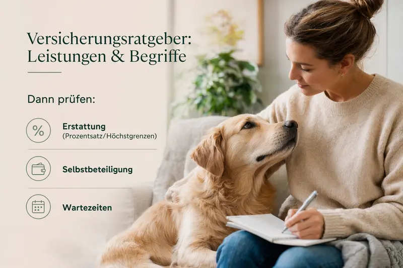 Hund beim Tierarzt: Symbolbild für Leistungen und Kostenübernahme in der Hundeversicherung