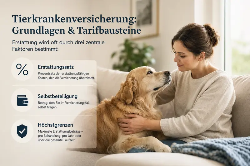 Leistungsbereiche der Tierkrankenversicherung im Überblick