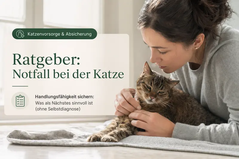 Katze in ruhiger Umgebung – Orientierung bei Notfallsituationen