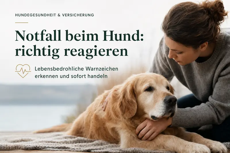 Hund in einer Notfallsituation – ruhige Erstversorgung und Vorbereitung auf den Tierarztbesuch