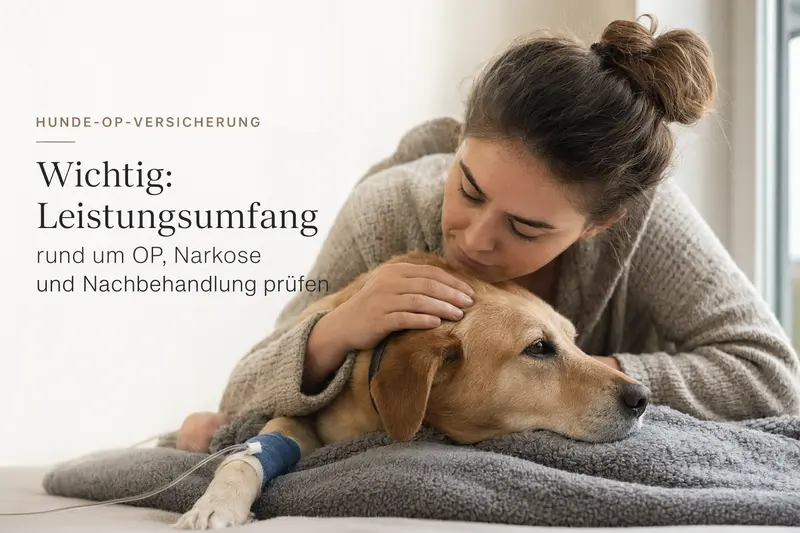 Hund beim Tierarzt – Fokus auf OP-Kosten und Absicherung