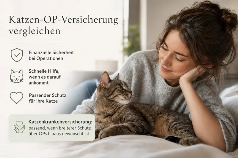 Katze beim Tierarzt – Orientierung zur OP-Versicherung und Katzenkrankenversicherung
