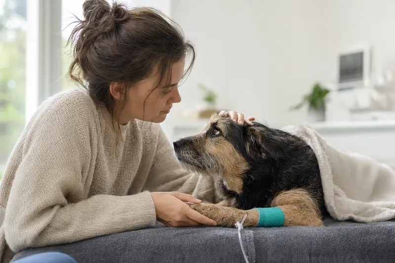 Hund beim Tierarzt – Entscheidungshilfe zur OP-Versicherung
