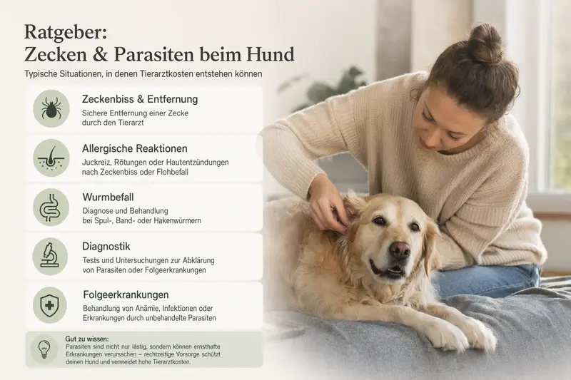 Hund im Freien – Fokus auf Vorsorge gegen Zecken und Parasiten