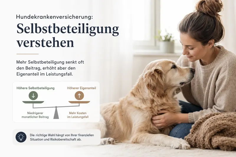Hund beim Tierarzt – Kostenplanung mit Selbstbeteiligung in der Hundekrankenversicherung