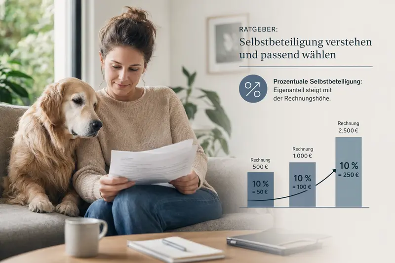 Hund beim Tierarzt – Kostenplanung mit Selbstbeteiligung