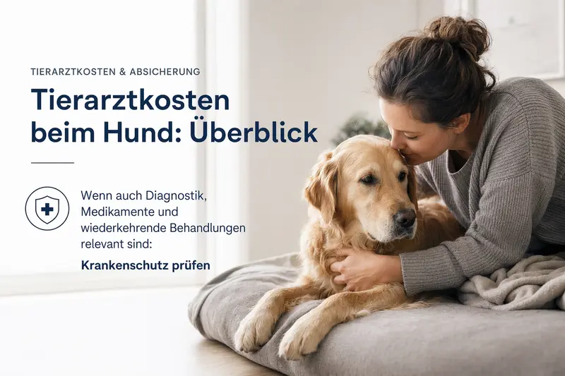 Hund in Tierarztpraxis – Orientierung zu Tierarztkosten und Absicherung