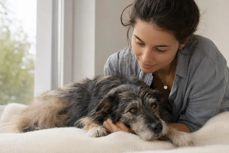 Hund beim Tierarzt im Behandlungsraum – Symbolbild für Tierarztkosten und Absicherung