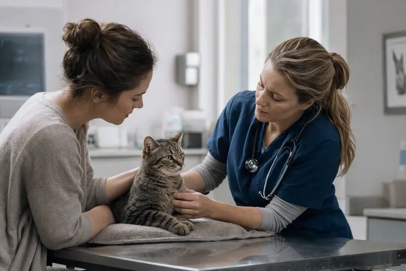 Katze beim Tierarzt – Kostenorientierung und Absicherung
