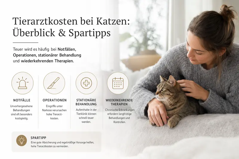 Katze beim Tierarzt: Kostenüberblick und Absicherungs-Orientierung