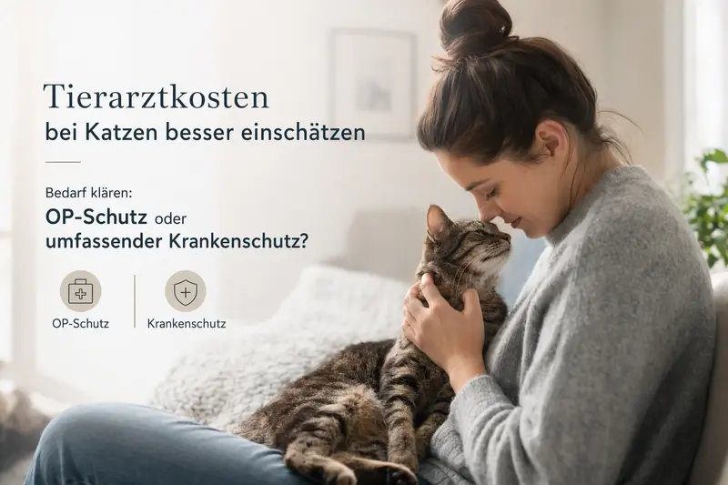 Katze in einer Tierarztpraxis – Orientierung zu Tierarztkosten und Absicherung