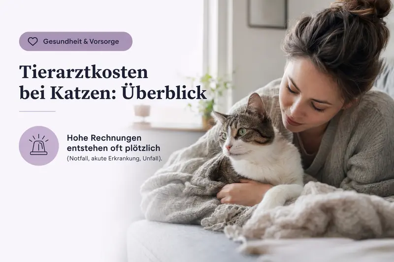 Katze beim Tierarzt in der Untersuchung – Orientierung zu Tierarztkosten und Absicherung