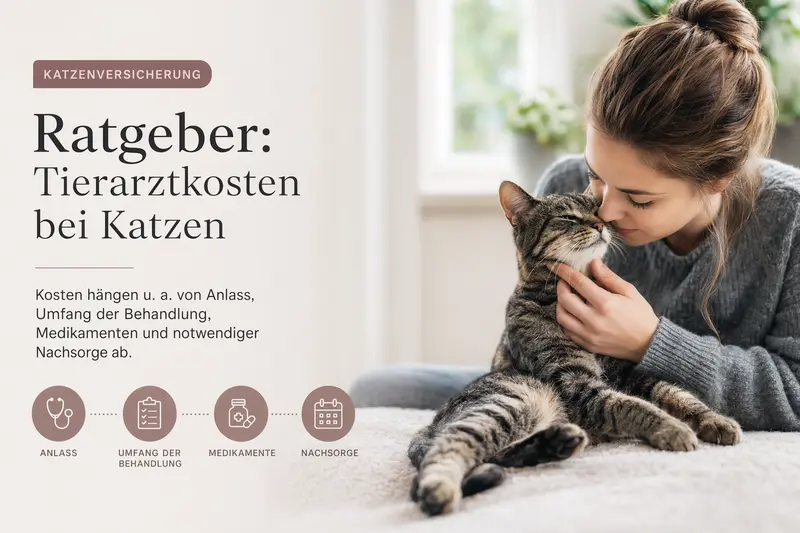 Katze beim Tierarzt – Symbolbild für Tierarztkosten und Absicherung