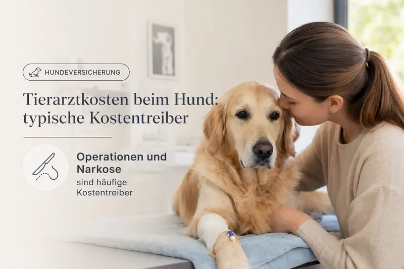 Hund beim Tierarzt – Kostenrisiken und Absicherung
