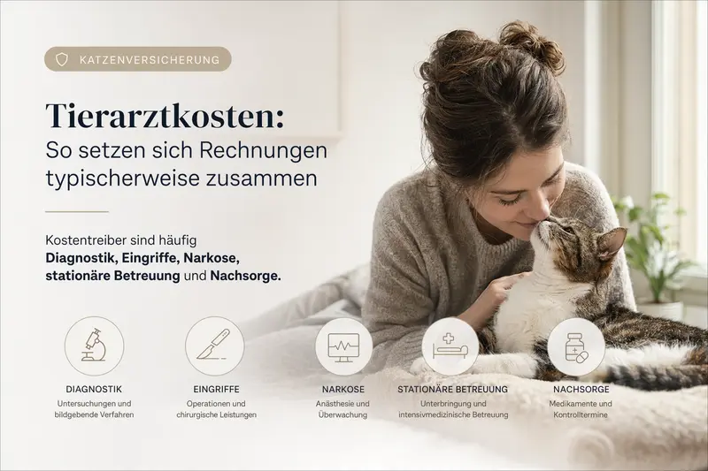 Tierarztkosten und Rechnungsposten übersichtlich dargestellt