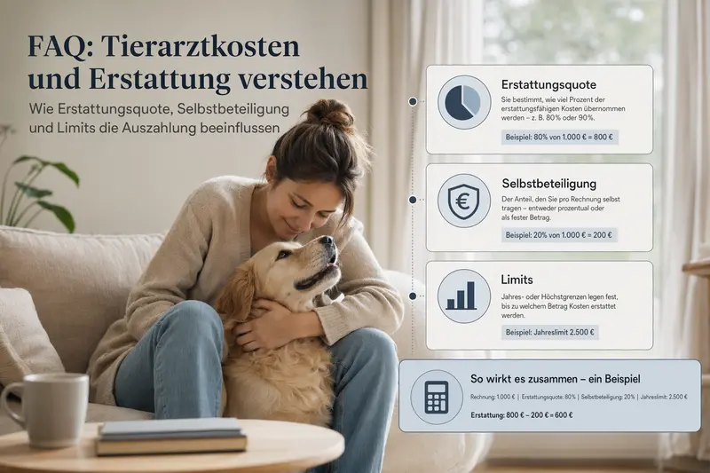 Tierarztkosten und Erstattung: Unterlagen und Rechnung beim Tierarzt