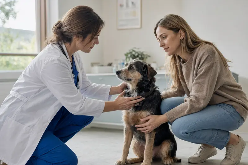 Hund beim Tierarzt – Fokus auf Tierarztrechnung und Kostenübersicht