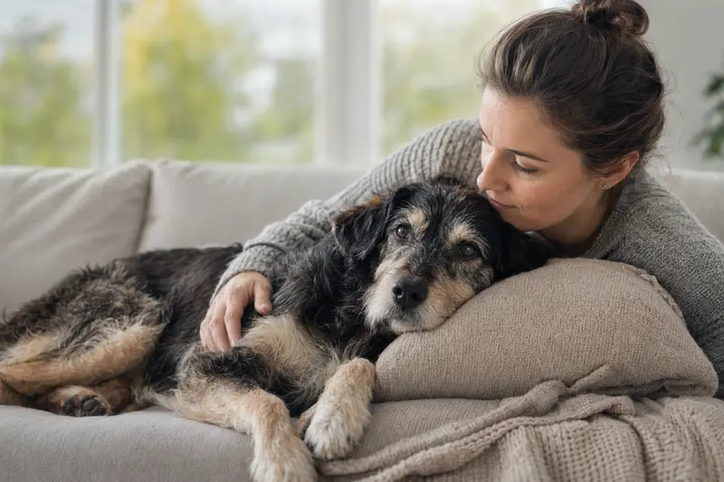 Hund beim Tierarzt zur Untersuchung