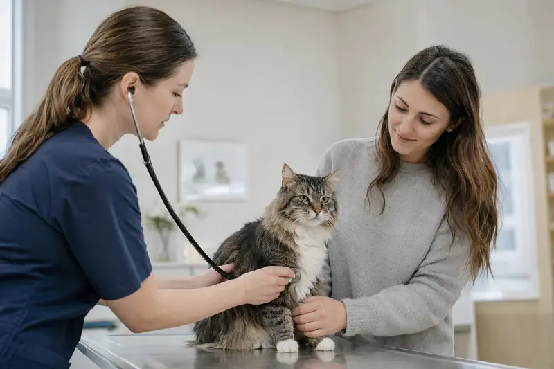 Katze beim Tierarzt: Vorsorge und Kostenplanung