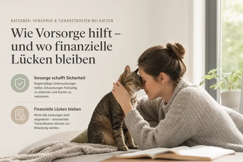 Katze beim Tierarzt: Vorsorge und Kostenplanung