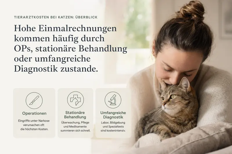 Katze beim Tierarzt – Orientierung zu Tierarztkosten und Absicherung
