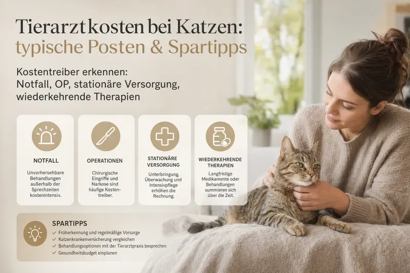 Katze beim Tierarzt – Kosten und Absicherung im Überblick