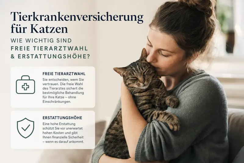 Katze beim Tierarzt – Orientierung zur Tierkrankenversicherung
