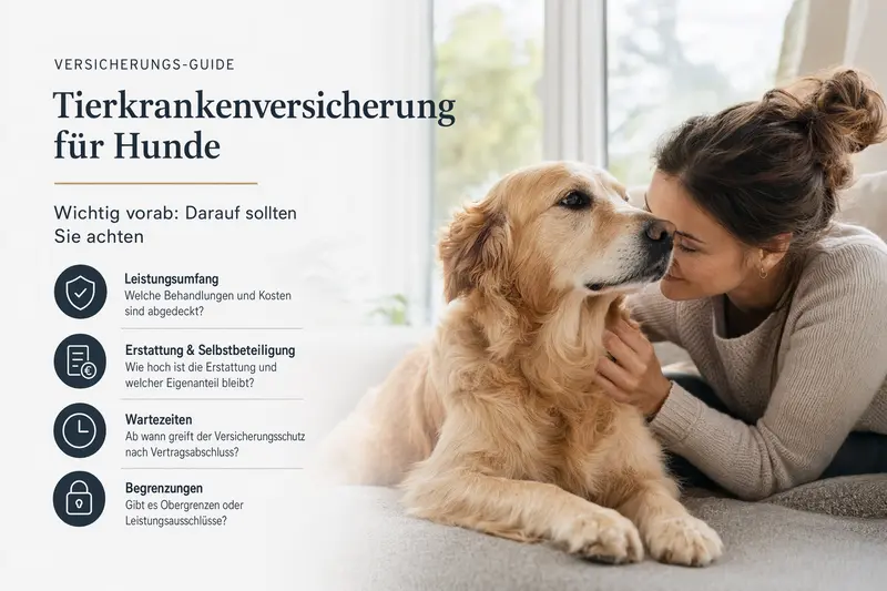Hund beim Tierarzt – Orientierung zur Tierkrankenversicherung