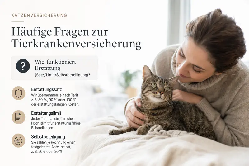 Katze beim Tierarzt – Orientierung zur Tierkrankenversicherung