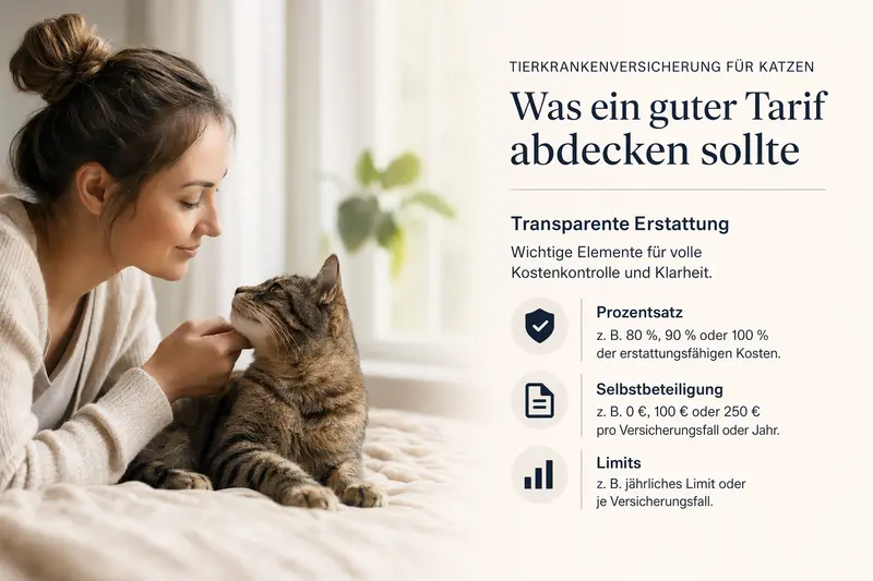 Katze beim Tierarzt – Symbolbild für Kostenabsicherung durch Tierkrankenversicherung