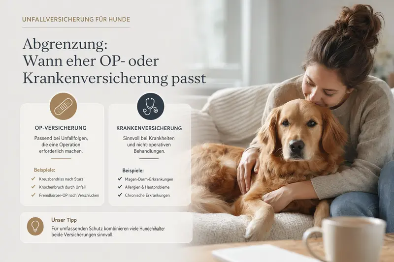 Hund in Bewegung im Freien als Symbol für Unfallrisiken und Absicherung