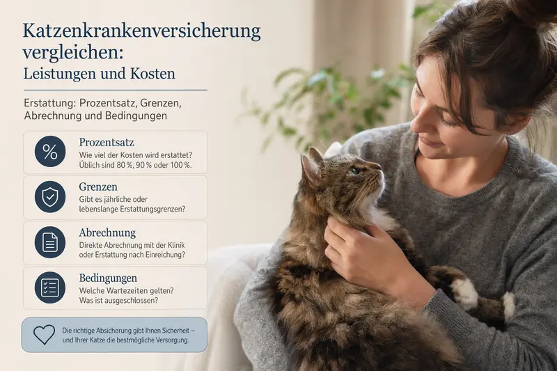 Katze beim Tierarzt – Symbolbild für Kosten und Leistungsumfang einer Katzenkrankenversicherung