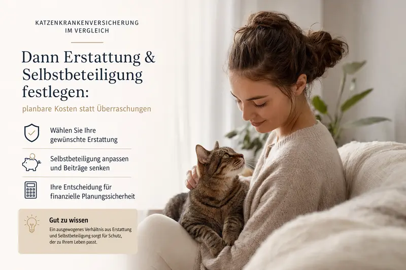 Katze beim Tierarzt – Symbolbild für Gesundheitskosten und Versicherungsschutz